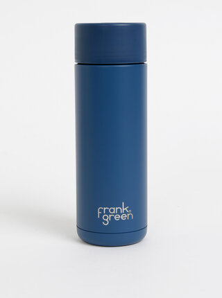 Tmavě modrý nerezový cestovní hrnek Frank Green 595 ml