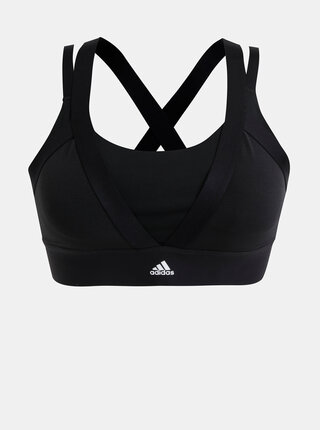 Černá sportovní podprsenka adidas Performance Layered