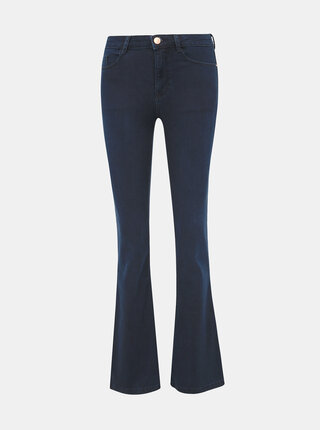 Tmavě modré flare fit džíny Dorothy Perkins Shape & Lift