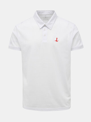 Bílé polo tričko Mr. Sailor