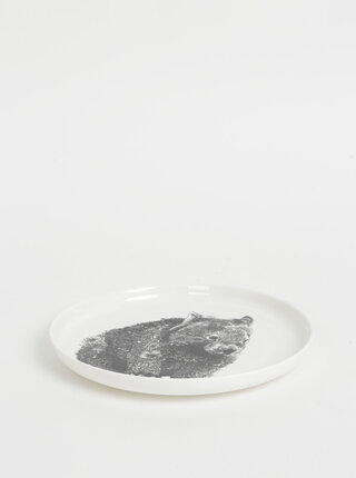 Bílý porcelánový talíř s motivem wombata Maxwell & Williams