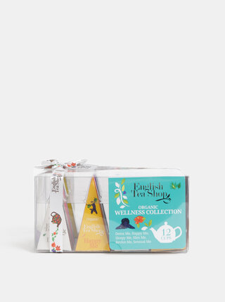 Sada dvanástich organických čajov English Tea Shop Wellness kolekce