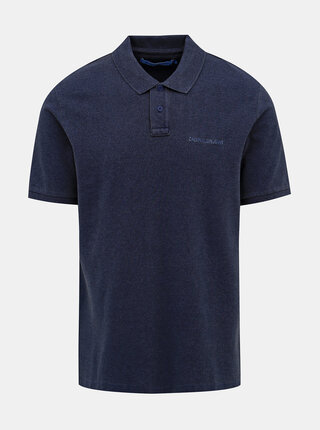 Tmavomodrá pánska polokošeľa Calvin Klein Jeans
