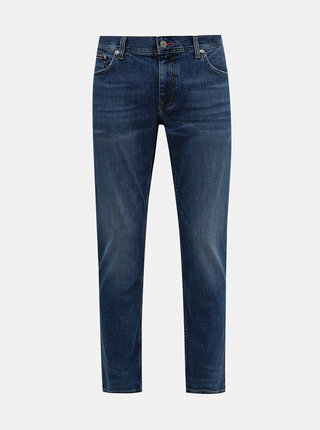 Modré pánské straight fit džíny Tommy Hilfiger