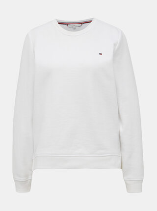 Bílá dámská basic mikina Tommy Hilfiger Heritage