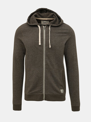 Khaki mikina Jack & Jones Recycle