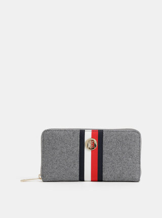 Šedá dámska peňaženka Tommy Hilfiger Melton