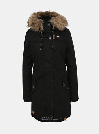 Černá dámská zimní parka Ragwear Tawny