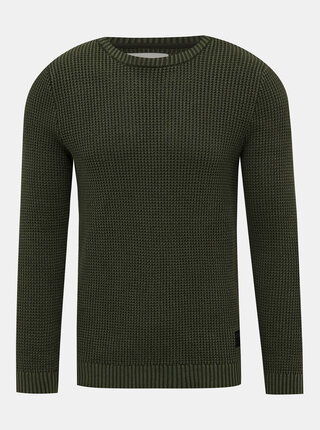Khaki svetr Jack & Jones Custer