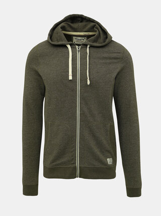 Kaki mikina Jack & Jones Recycle