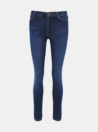 Tmavě modré skinny fit džíny Dorothy Perkins Alex