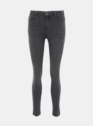 Šedé skinny fit rifle Dorothy Perkins Shape & Lift