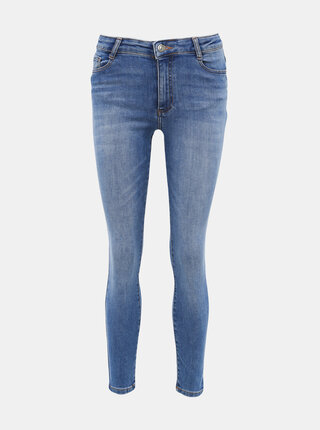 Modré skinny fit rifle Dorothy Perkins