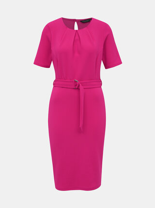 Růžové pouzdrové šaty Dorothy Perkins