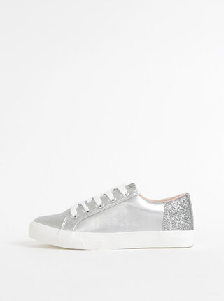 Tenisky ve stříbrné barvě Dorothy Perkins