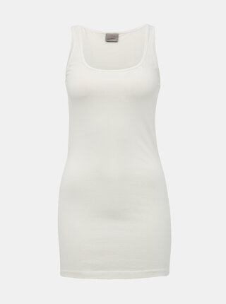 Krémové basic tílko Vero Moda Maxi
