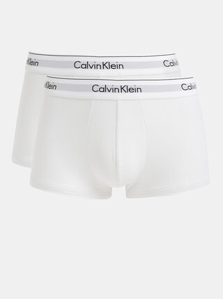 Sada dvou bílých boxerek Calvin Klein Underwear