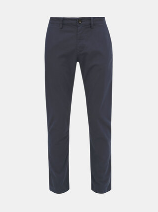 Tmavomodré pánske chino nohavice Tom Tailor