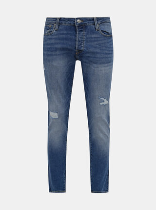 Modré slim fit džíny Jack & Jones Glenn