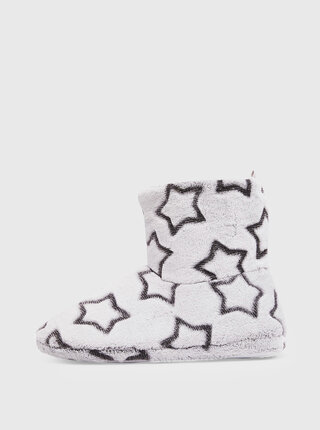 Svetlošedé vzorované papuče Dorothy Perkins