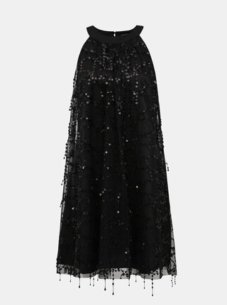 Černé šaty s flitry Dorothy Perkins