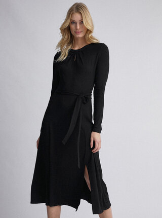Černé midišaty Dorothy Perkins Tall