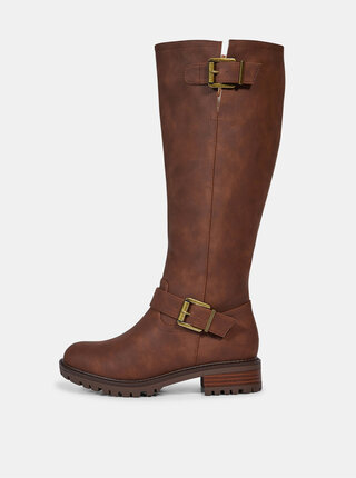 Hnedé čižmy Dorothy Perkins