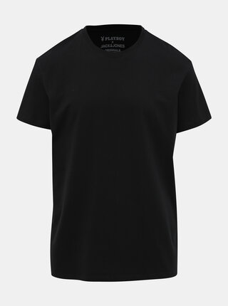Čierne tričko Jack & Jones Playboy