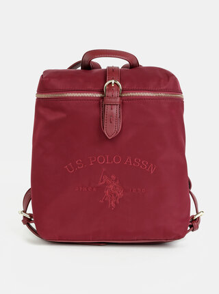 Vínový dámský batoh U.S. Polo Assn. Patterson