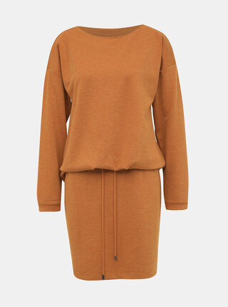 Oranžové mikinové šaty VERO MODA Nora