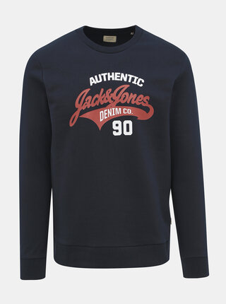 Tmavomodrá mikina Jack & Jones Logo