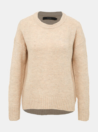 Béžový basic sveter VERO MODA Kizzi