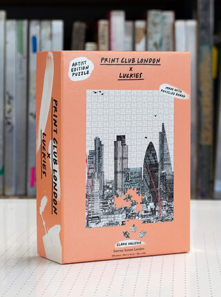 Puzzle s motívom mesta Londýn Luckies Sunrise Sunset London