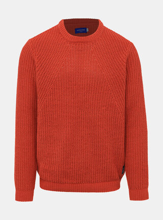 Oranžový svetr Jack & Jones Chen