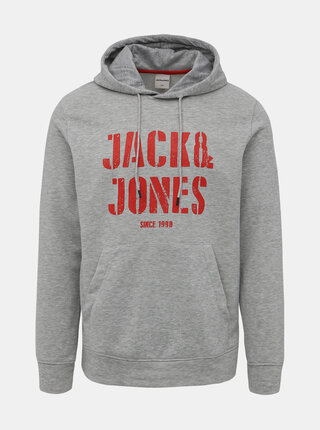 Šedá mikina Jack & Jones Jay