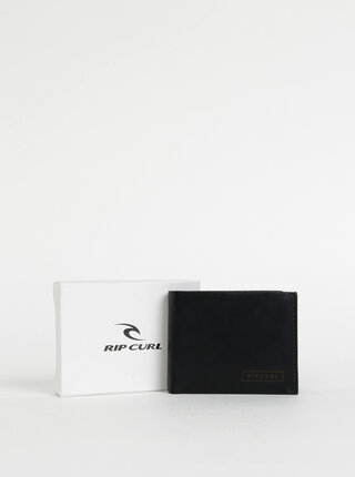 Černá pánská kožená peněženka s odnímatelným pouzdrem 2v1 Rip Curl Laser