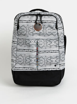 Bílý vzorovaný kufr Rip Curl Mai Ohana 35 l