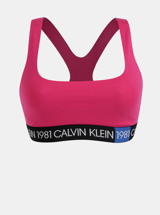 Rúžová podprsenka Calvin Klein Underwear