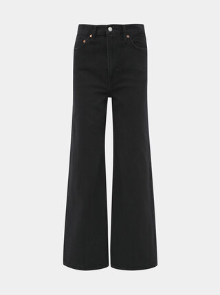 Čierne dámske straight fit rifle Levi's® Ribcage