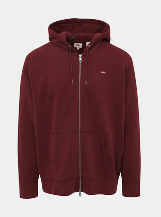 Vínová pánska basic mikina Levi's®