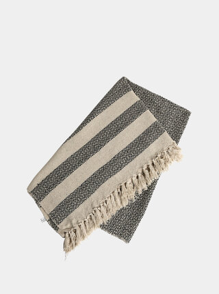 Černo-béžová vzorovaná deka Sass & Belle Scandi Boho