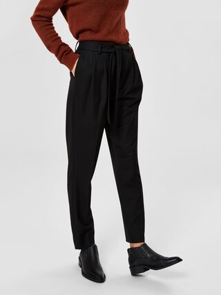 Čierne nohavice Selected Femme Bio