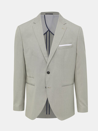 Béžové oblekové slim fit sako Selected Homme Maze Saint