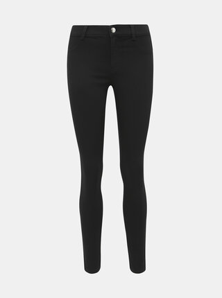 Čierne skinny fit rifle Dorothy Perkins