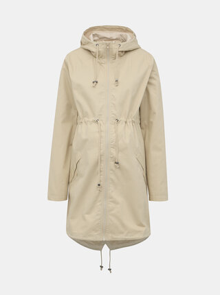 Béžová těhotenská parka s vsadkou Mama.licious Nans