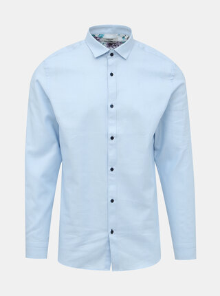 Svetlomodrá slim fit košeľa Jack & Jones Bla