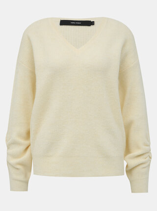 Krémový basic svetr VERO MODA Gata