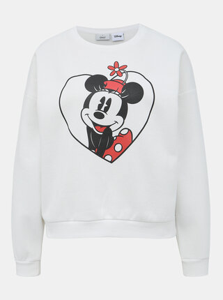 Biela mikina s potlačou ONLY Disney
