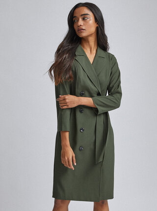Tmavozelené šaty Dorothy Perkins Petite