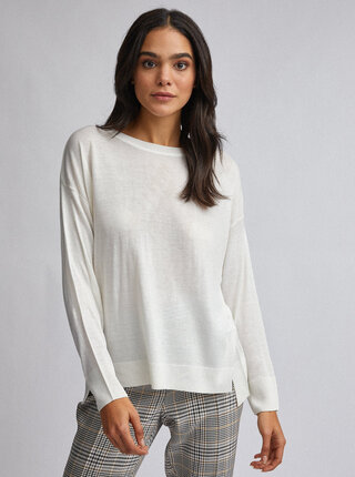 Krémový basic svetr Dorothy Perkins